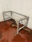 Alloy Bench Frame, approx. 1.68m x 760mm Please read the following important notes:- ***Overseas