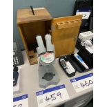 Lumiscope Microscope, with wooden box Please read the following important notes:- ***Overseas buyers