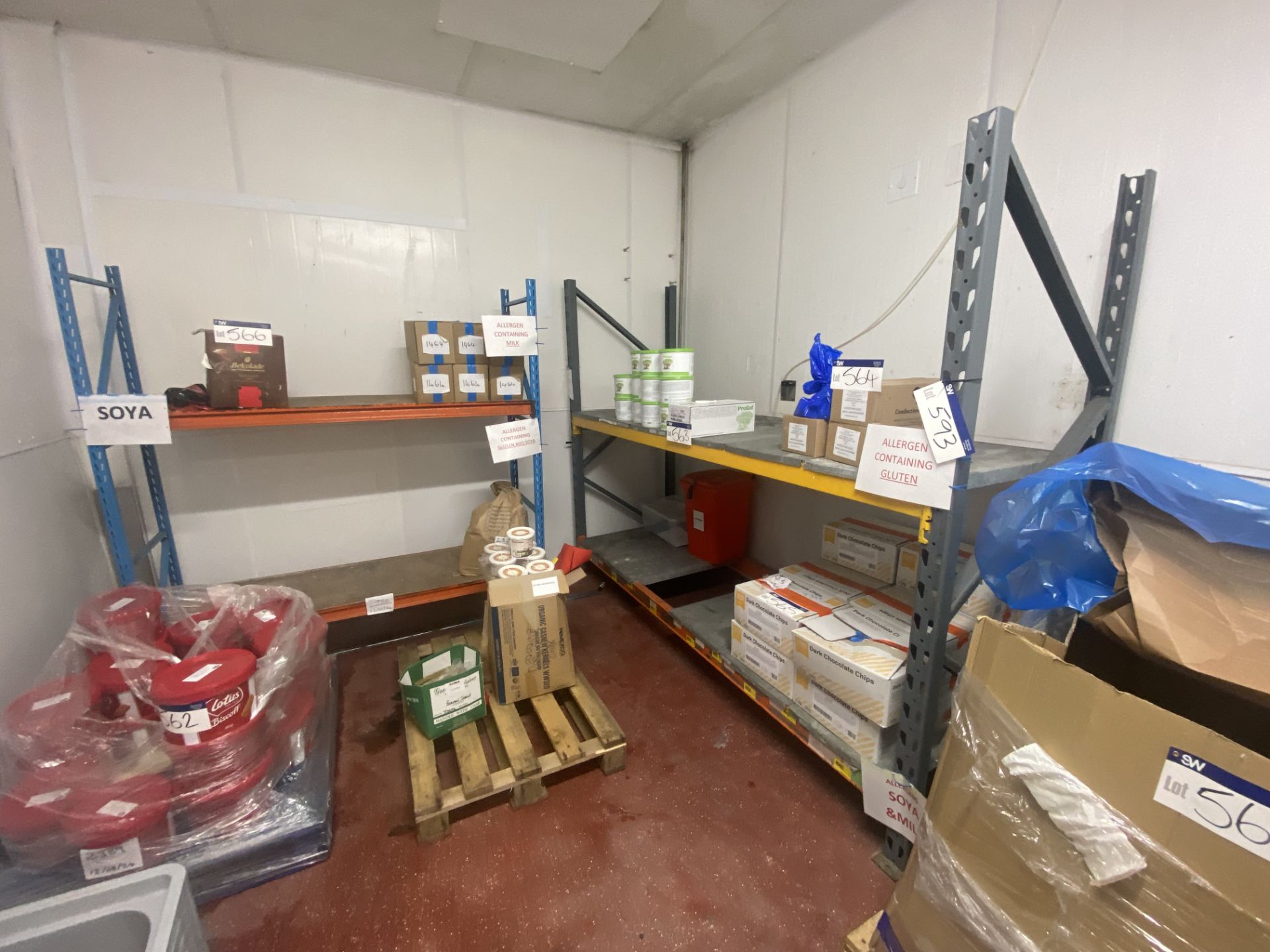 Single Bay Two Tier Pallet Rack (reserve removal until contents cleared) Please read the following