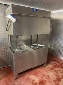 Hobart STAINLESS STEEL WASHING MACHINE, with Holchem pump dispenser unit (washing machine understood