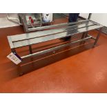 Stainless Steel Bench, approx. 1.83m wide Please read the following important notes:- ***Overseas