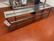 Stainless Steel Bench, approx. 1.83m wide Please read the following important notes:- ***Overseas
