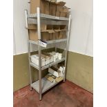 Four Tier Alloy Rack, approx. 900mm x 400mm x 1.7m high (contents excluded) Please read the