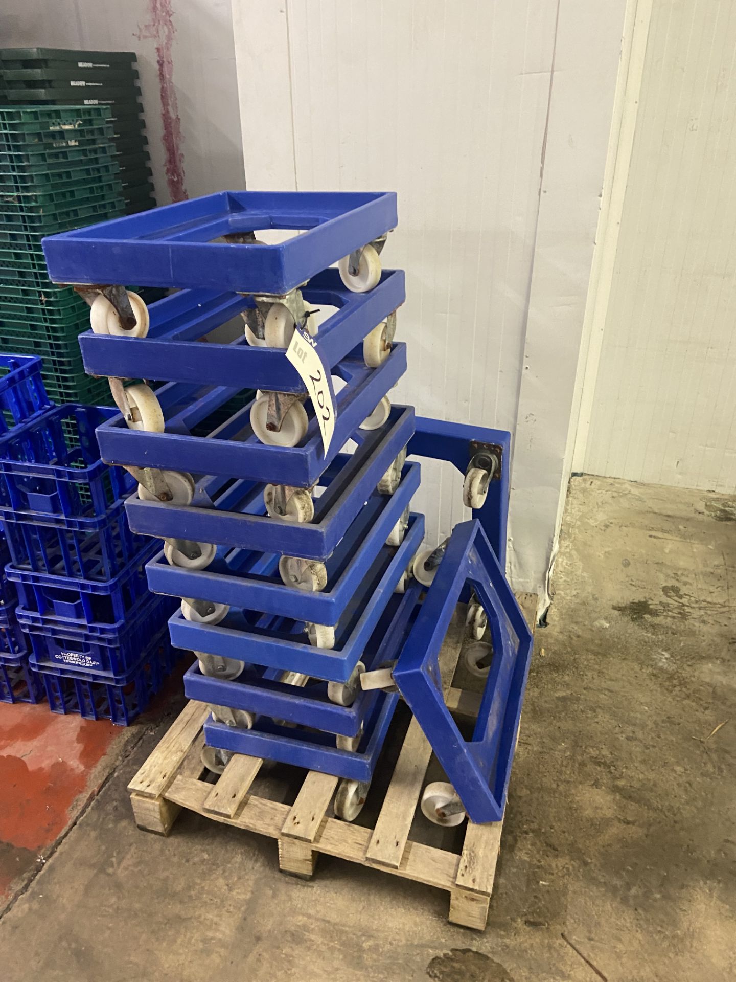 Ten Trollies, to accept crate 560mm x 360mm Please read the following important notes:- ***