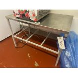 Stainless Steel Top Bench, approx. 1.15m x 700mm Please read the following important notes:- ***