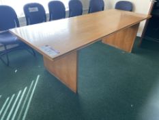 Board Room Table, approx. 2.47m x 940mm Please read the following important notes:- ***Overseas
