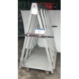 Aluminium Glass Transporter, approx. 165cm x 140cm x 85cm, loading free of charge - yes (vendors