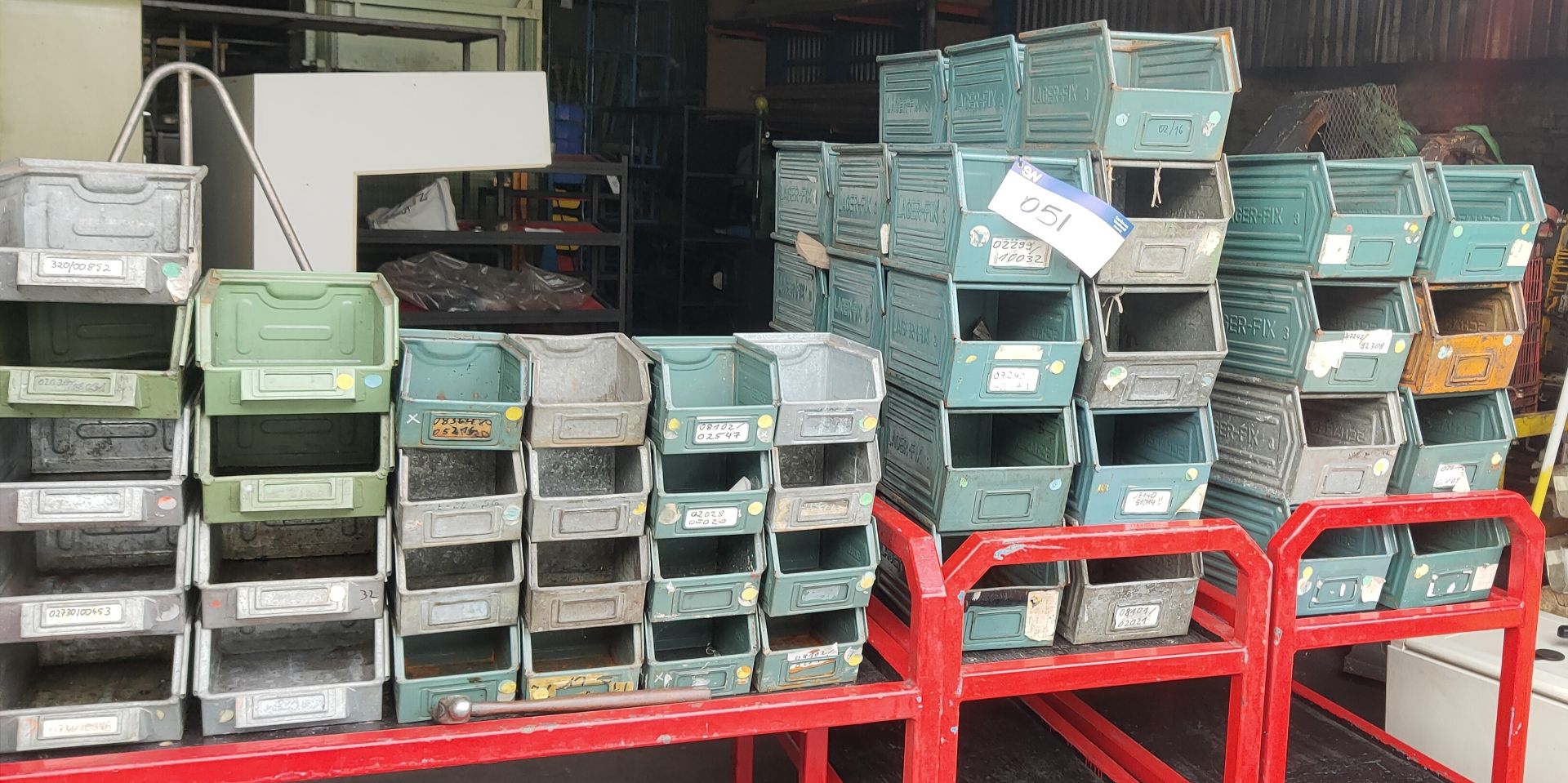 Approx. 75 Assorted Metal Storage Boxes, loading free of charge - yes (vendors comments - used/ - Image 2 of 2