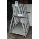 Aluminium Glass Transporter, approx. 165cm x 140cm x 85cm, loading free of charge - yes (vendors