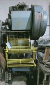 HME/ Cinncinati Milacron 55 ton Press, serial no. 17534, approx. 3.25m x 1.55m x 1.5m, loading