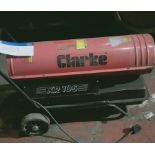 Clarke XR105 Electric Parafin Heater, approx. 80cm x 25cm x 50cm, loading free of charge - yes (