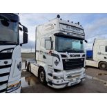 Scania R450 Topline 44T 6x2 Limited Crown Edition Tractor Unit with Full Leather Interior, Factory