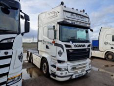 Scania R450 Topline 44T 6x2 Limited Crown Edition Tractor Unit with Full Leather Interior, Factory