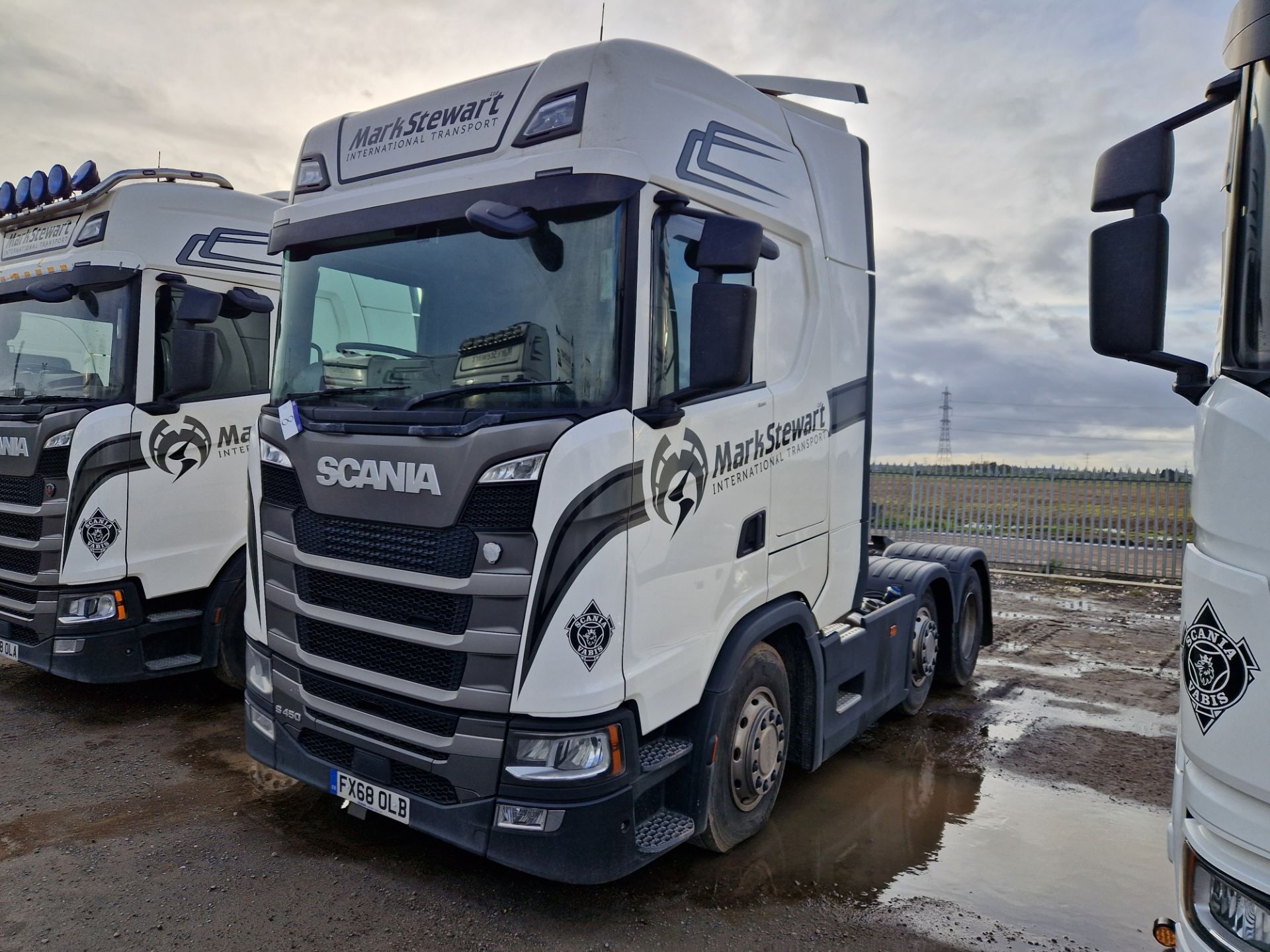 Scania S450 Next Generation 44T 6x2 Tractor Unit with Fridge Freezer, Registration No. FX68 OLB, - Image 2 of 9