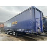 SDC Trailers 13.6m long Tri-Axle Curtainside Trailer, registration no. C210916, chassis/ serial