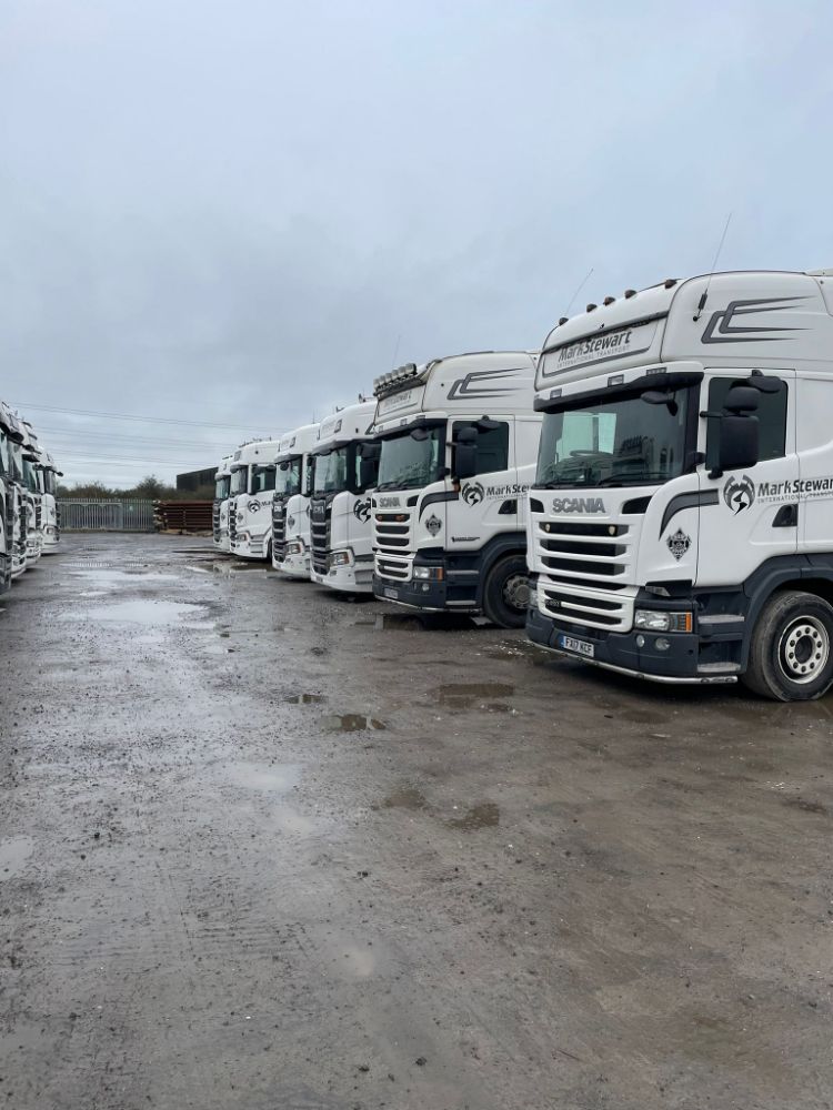 Scania Tractor Units (16), Refrigerated, Skeletal, Curtainside & Tipper Trailers (24), Pickups Forklifts Reloc. Warehouse, Office/ Welfare Units