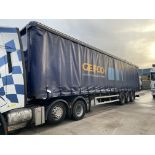 SDC 13.6m long Tri-Axle Curtainside Trailer, registration no. C212218, chassis/ serial no.