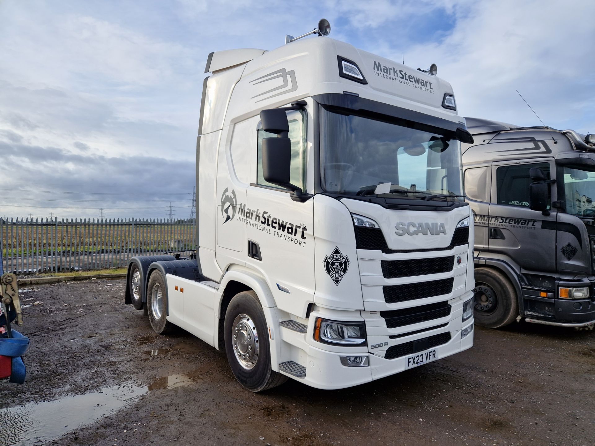 Scania R500 Next Generation 44T 6x2 Tractor Unit with Fridge Freezer, Dura Bright Wheels, Air