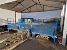 CHASE EQUIPMENT DL/5L Two Bay Steel Loading Dock and Platform, Serial No: 38155/1, SWL 9000kg, YoM