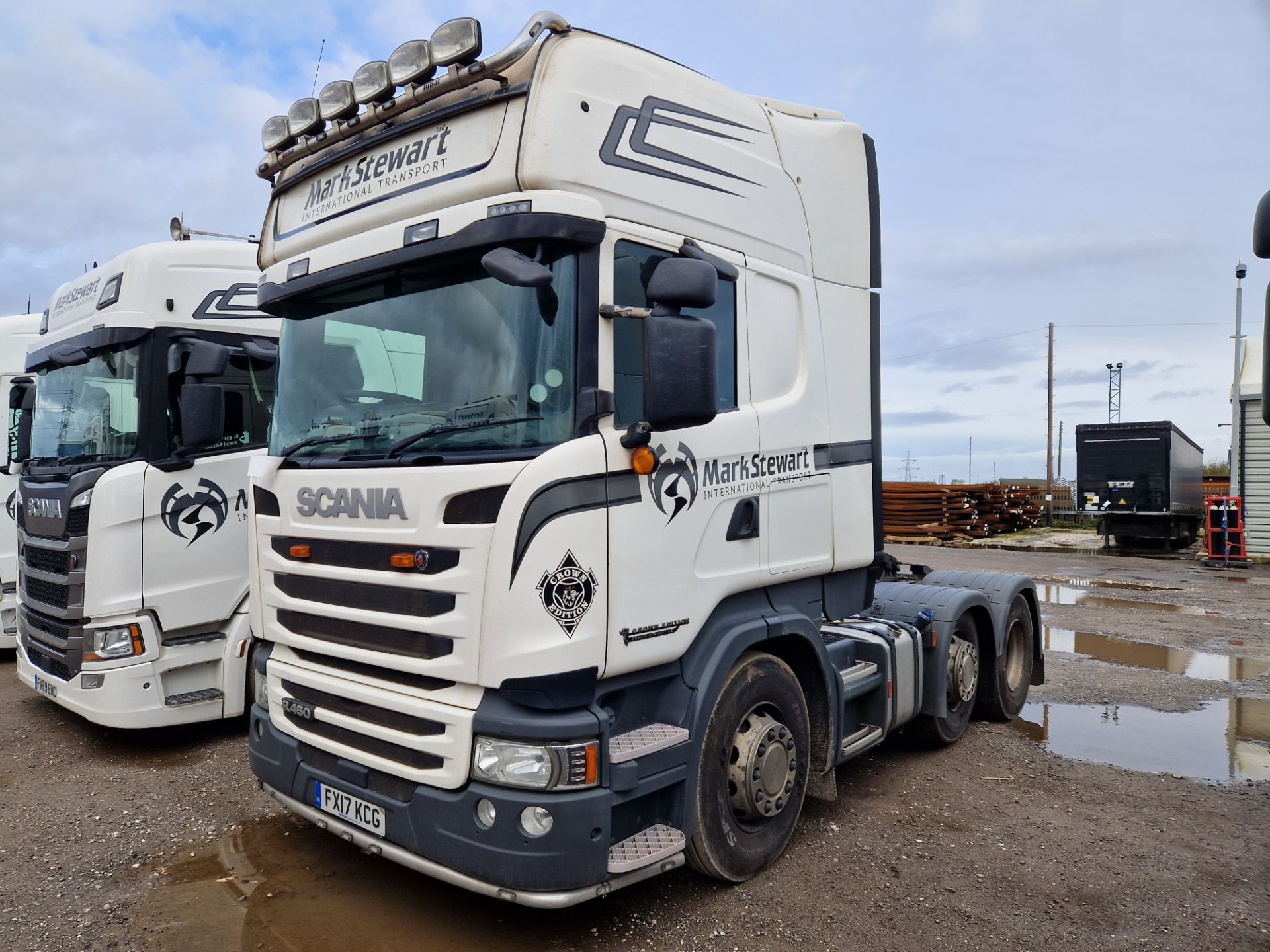 Scania R450 Topline 44T 6x2 Tractor Unit with Fridge Freezer, Top Bar and Spot Lights, - Image 2 of 9