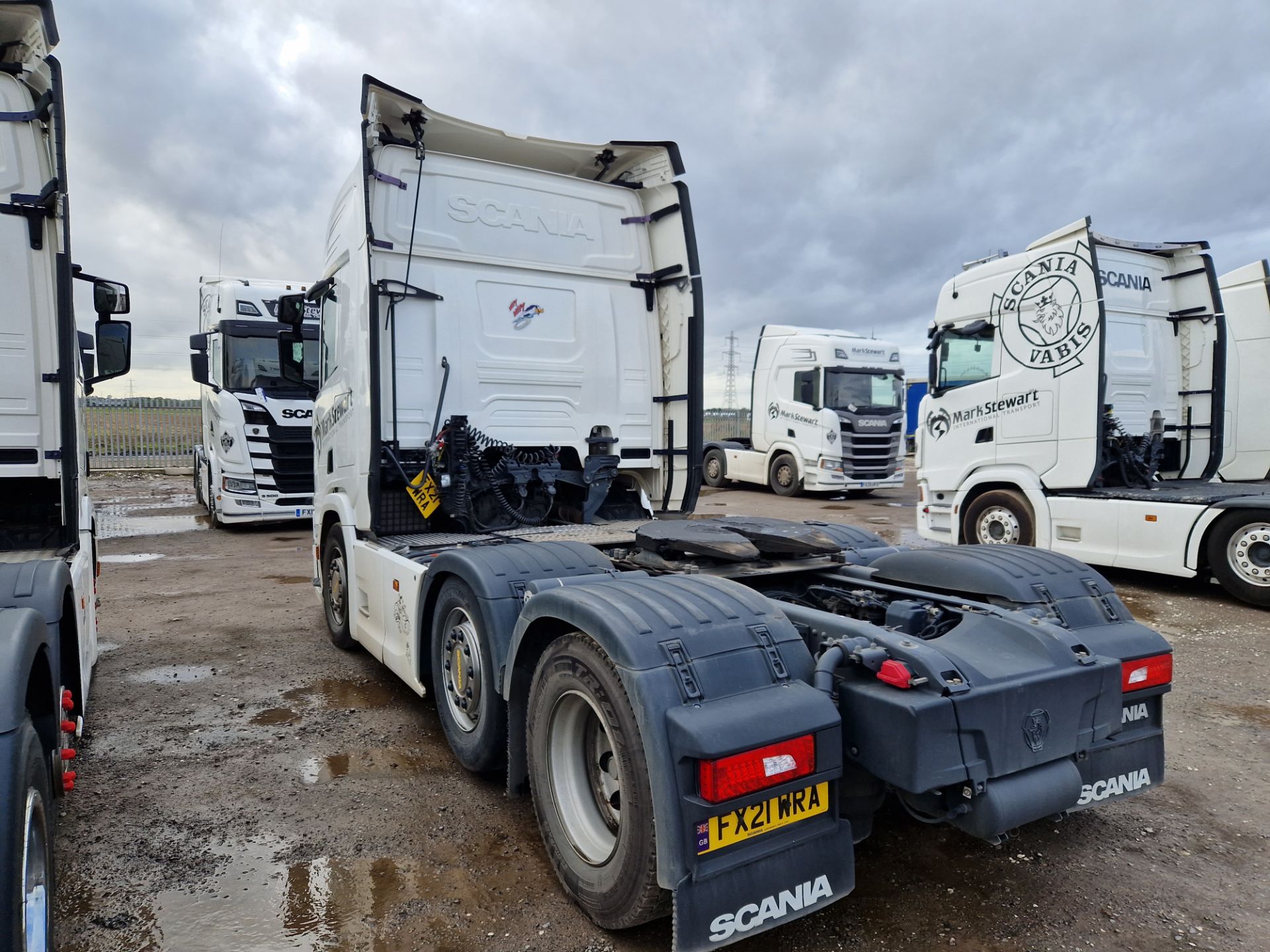 Scania R450 Next Generation 44T 6x2 Tractor Unit with Fridge Freezer, Registration No. FX21 WRA, - Image 3 of 10