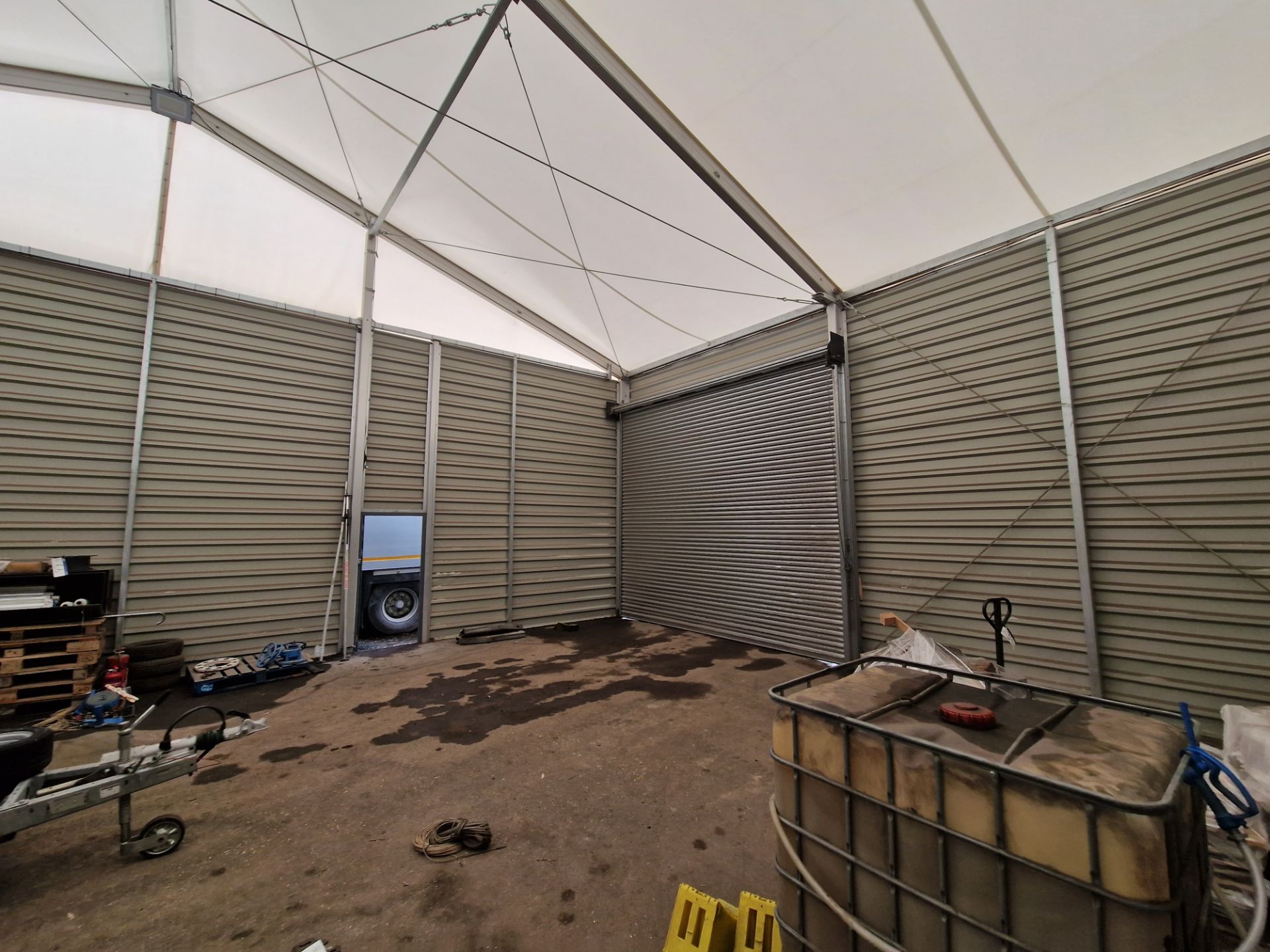 WS TEMPORARY BUILDINGS 15m x 10m Relocatable Building with Two 4.86m x 4.5m Roller Shutter Doors, 2m - Image 5 of 14