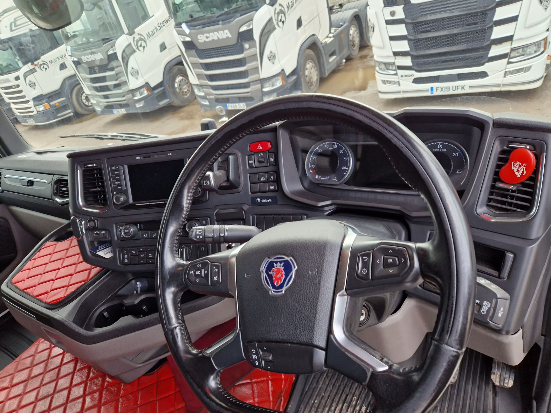 Scania R450 Next Generation 44T 6x2 Tractor Unit with Fridge Freezer, Registration No. FX21 WRA, - Image 9 of 10