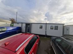 12m x 3.6m x 2.5m Modular 'Welfare' Cabin (Reserve Removal Until Contents Cleared) (Electrics must