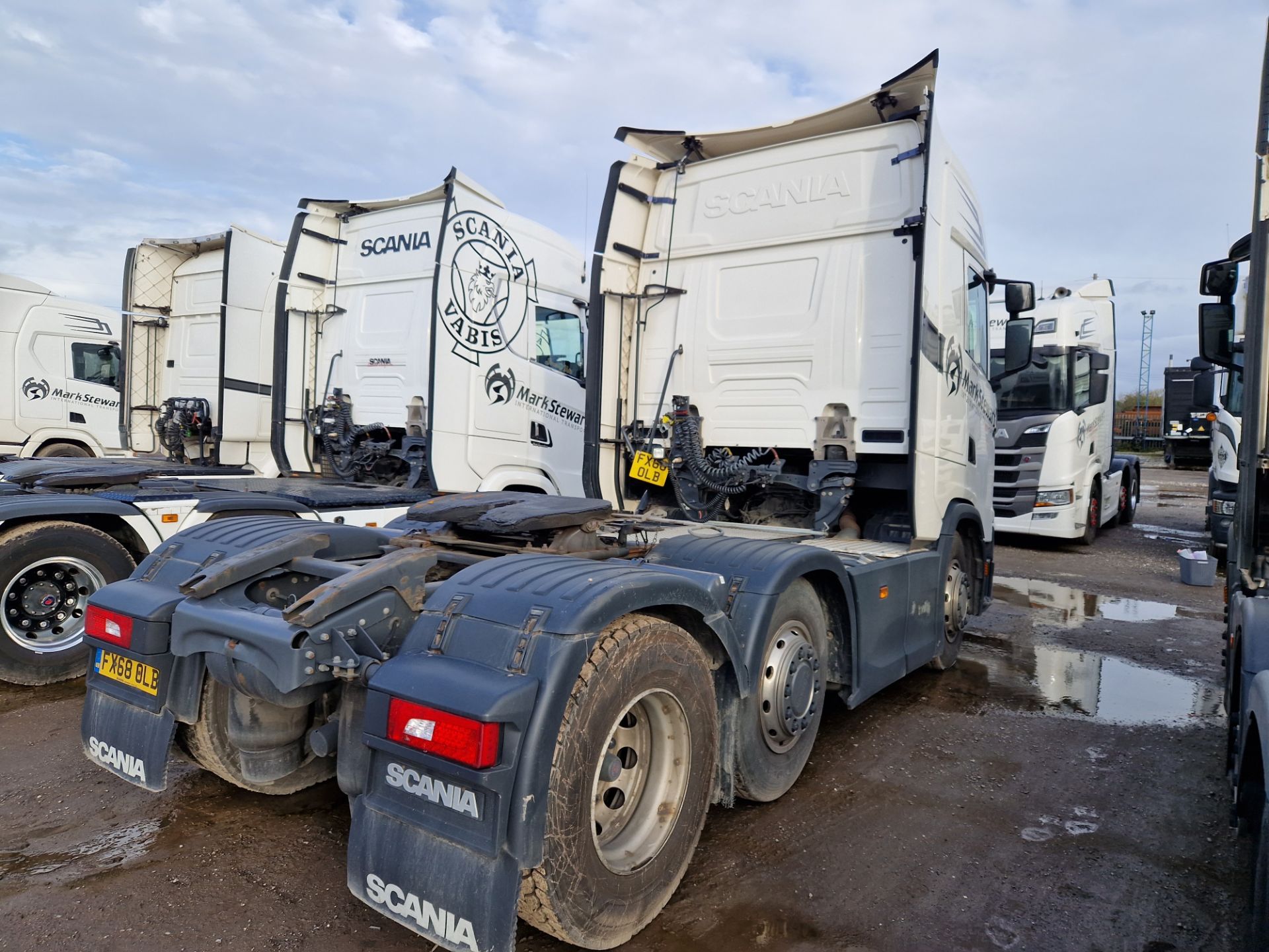 Scania S450 Next Generation 44T 6x2 Tractor Unit with Fridge Freezer, Registration No. FX68 OLB, - Image 3 of 9