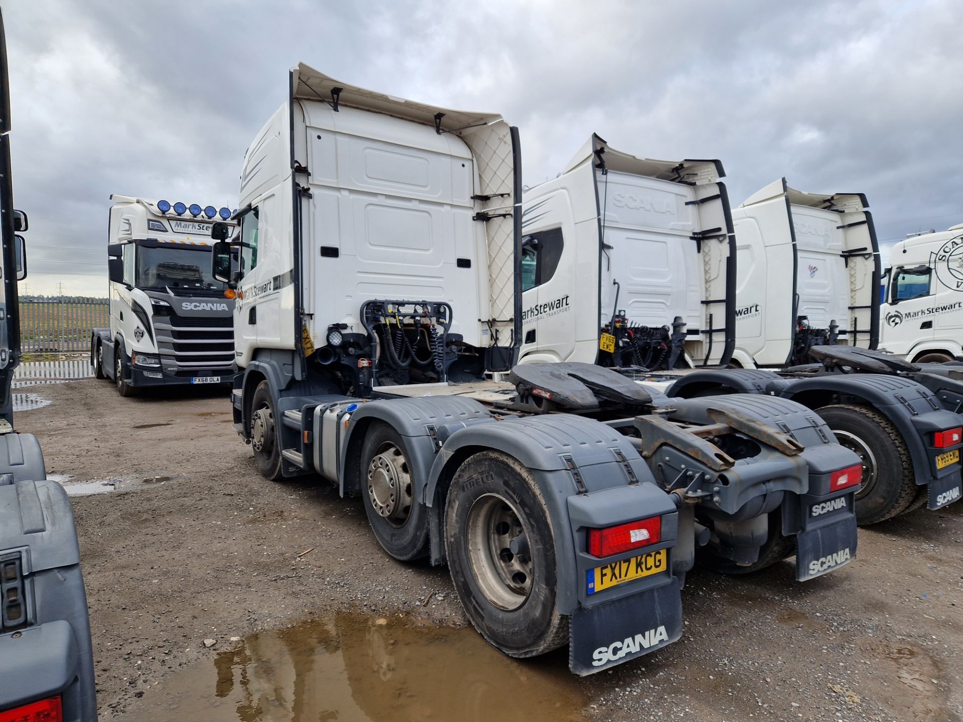 Scania R450 Topline 44T 6x2 Tractor Unit with Fridge Freezer, Top Bar and Spot Lights, - Image 3 of 9