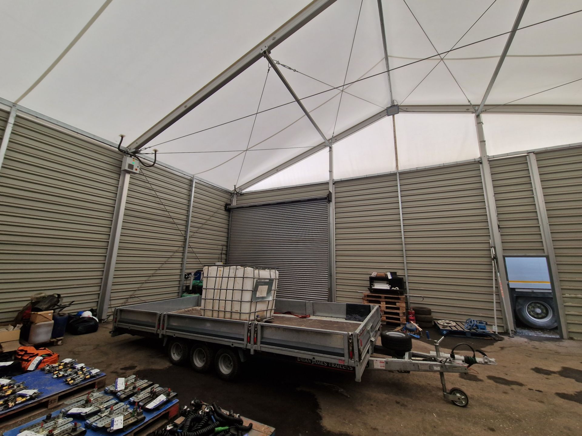 WS TEMPORARY BUILDINGS 15m x 10m Relocatable Building with Two 4.86m x 4.5m Roller Shutter Doors, 2m - Image 6 of 14