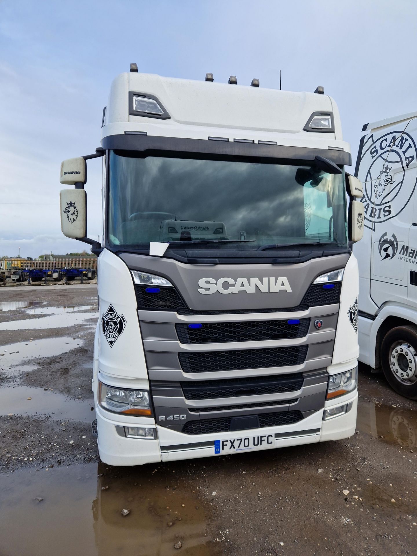 Scania R450 Next Generation 44T 6x2 Tractor Unit with Fridge Freezer, Registration No. FX70 UFC, - Image 6 of 9