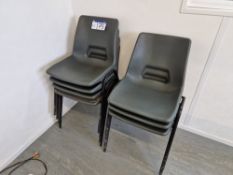 Seven Stackable Plastic Seat Chairs Please read the following important notes:- ***Overseas buyers -