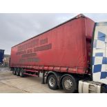 Fruehauf Curtainside Trailer, registration no. C144868, trailer ID no. 3W654502, year of manufacture