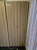 Grey Oak Veneered Double Door Cupboard Please read the following important notes:- ***Overseas