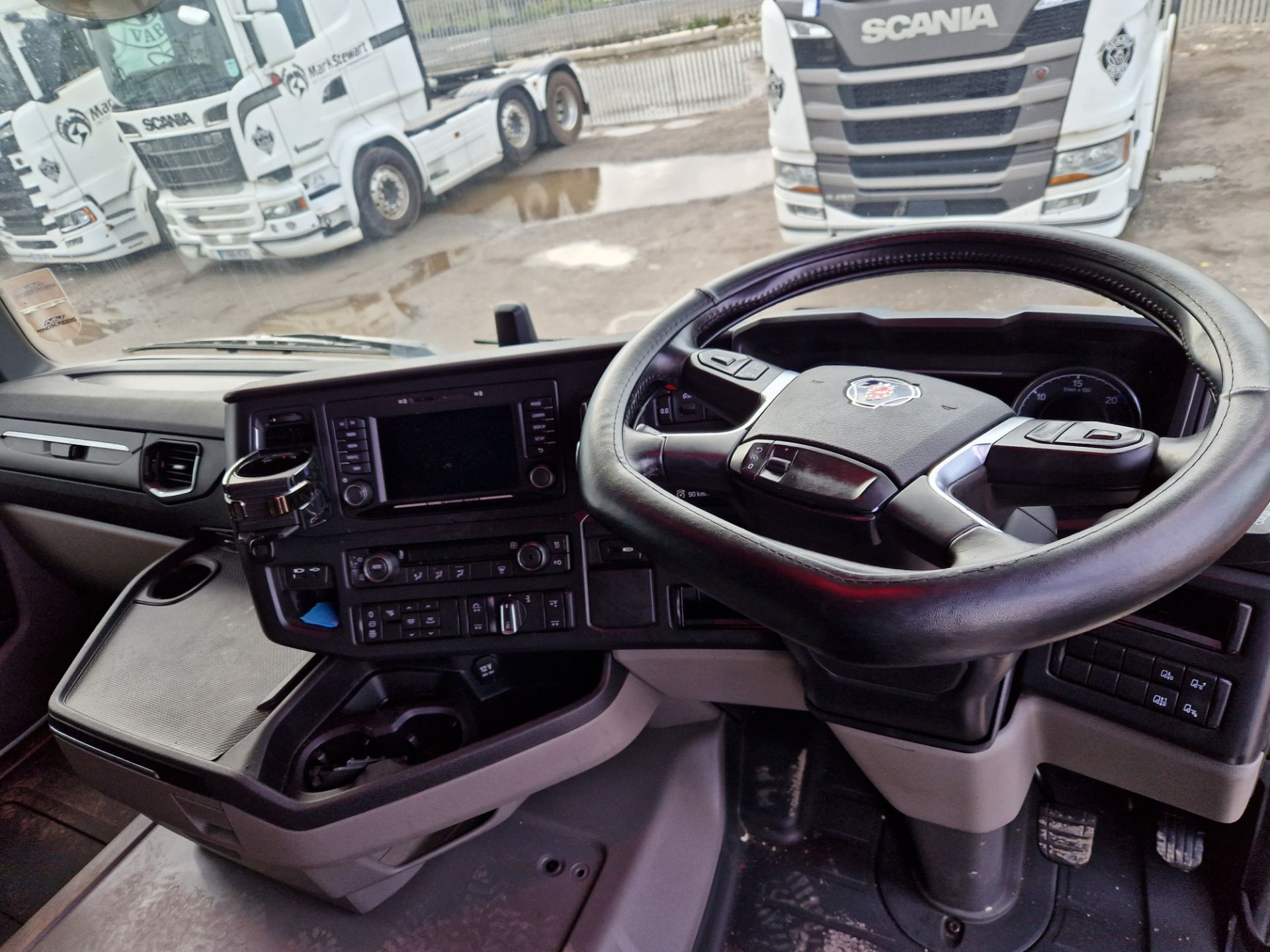 Scania R450 Next Generation 44T 6x2 Tractor Unit with Fridge Freezer, Registration No. FX70 UFC, - Image 8 of 9