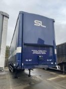 SDC Trailers 13.6m long Tri-Axle Curtainside Trailer, registration no. C239840, chassis/ serial