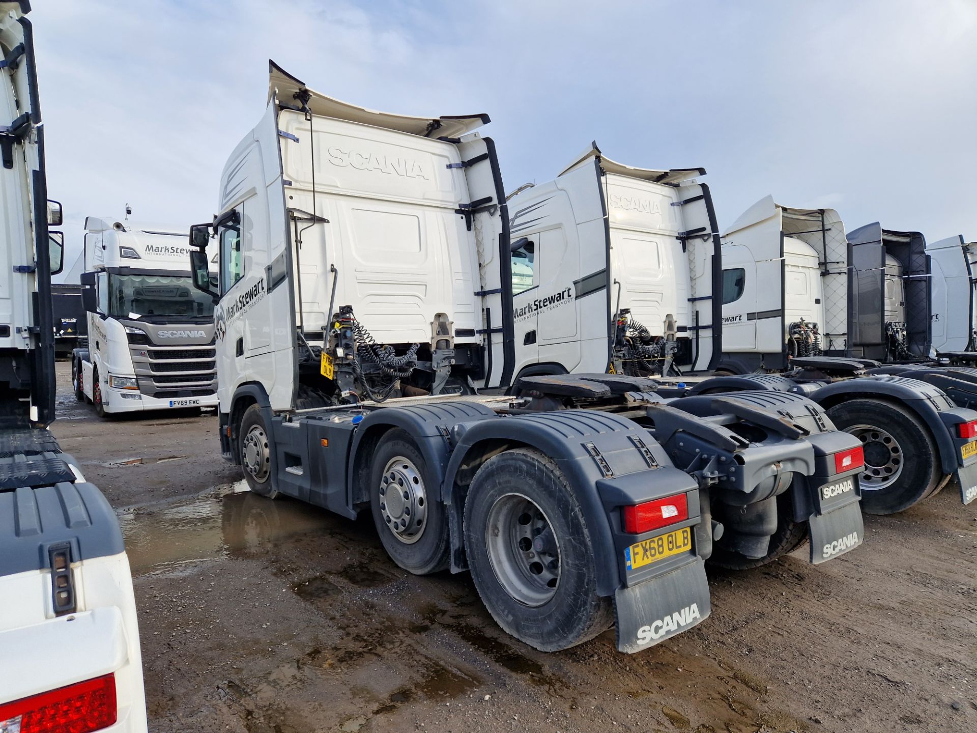 Scania S450 Next Generation 44T 6x2 Tractor Unit with Fridge Freezer, Registration No. FX68 OLB, - Image 4 of 9