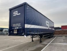 SDC Trailers 13.6m long Tri-Axle Curtainside Trailer, registration no. C275540, chassis/ serial