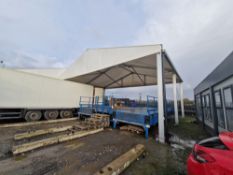 WS TEMPORARY BUILDINGS 15m x 10m Relocatable Canopy with Thermo Roof, Height to Eaves 5.2m (