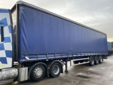 Montracon 13.6m long Tri-Axle Curtainside Trailer, registration no. C421636, chassis/ serial no.