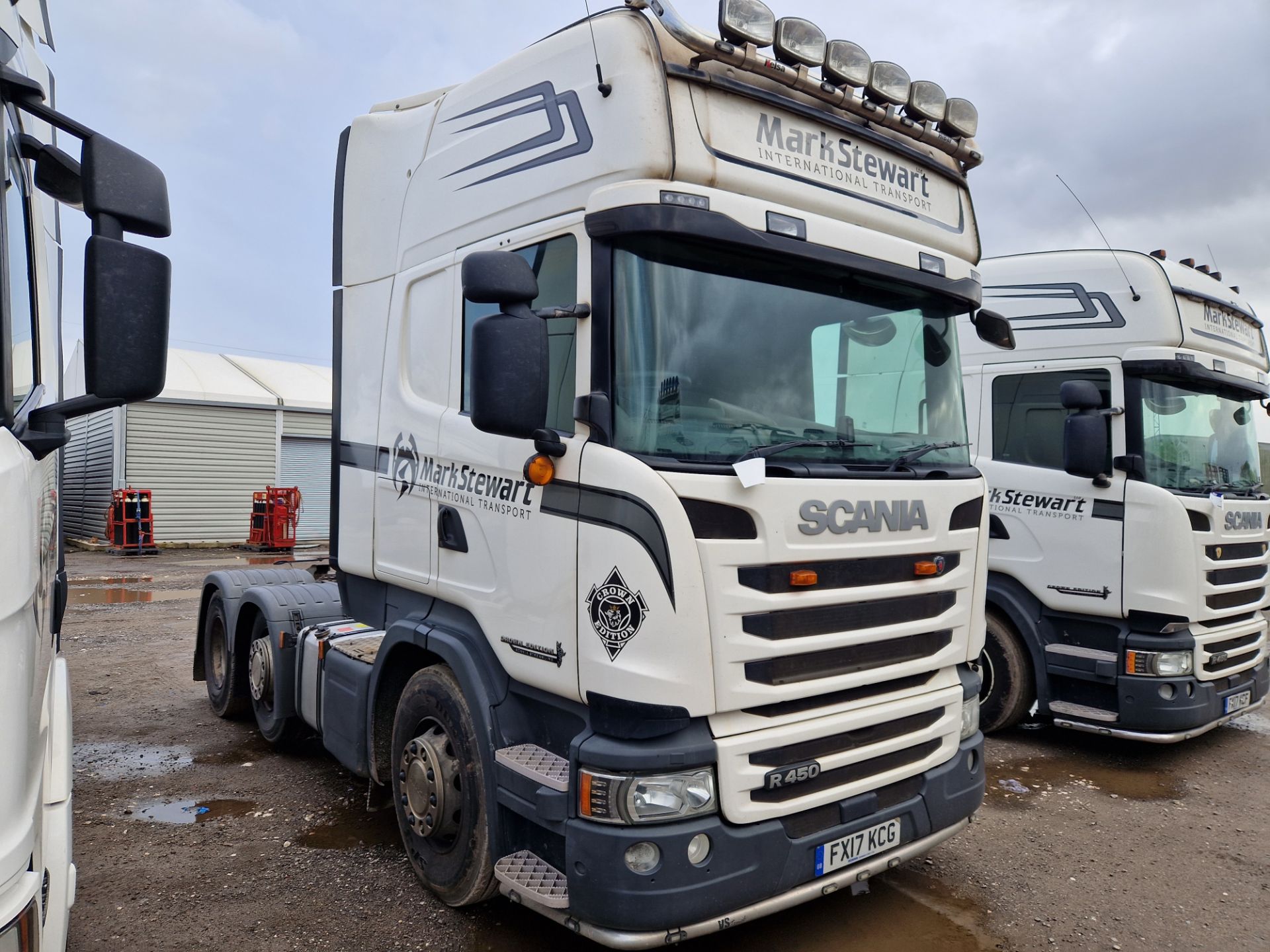 Scania R450 Topline 44T 6x2 Tractor Unit with Fridge Freezer, Top Bar and Spot Lights,