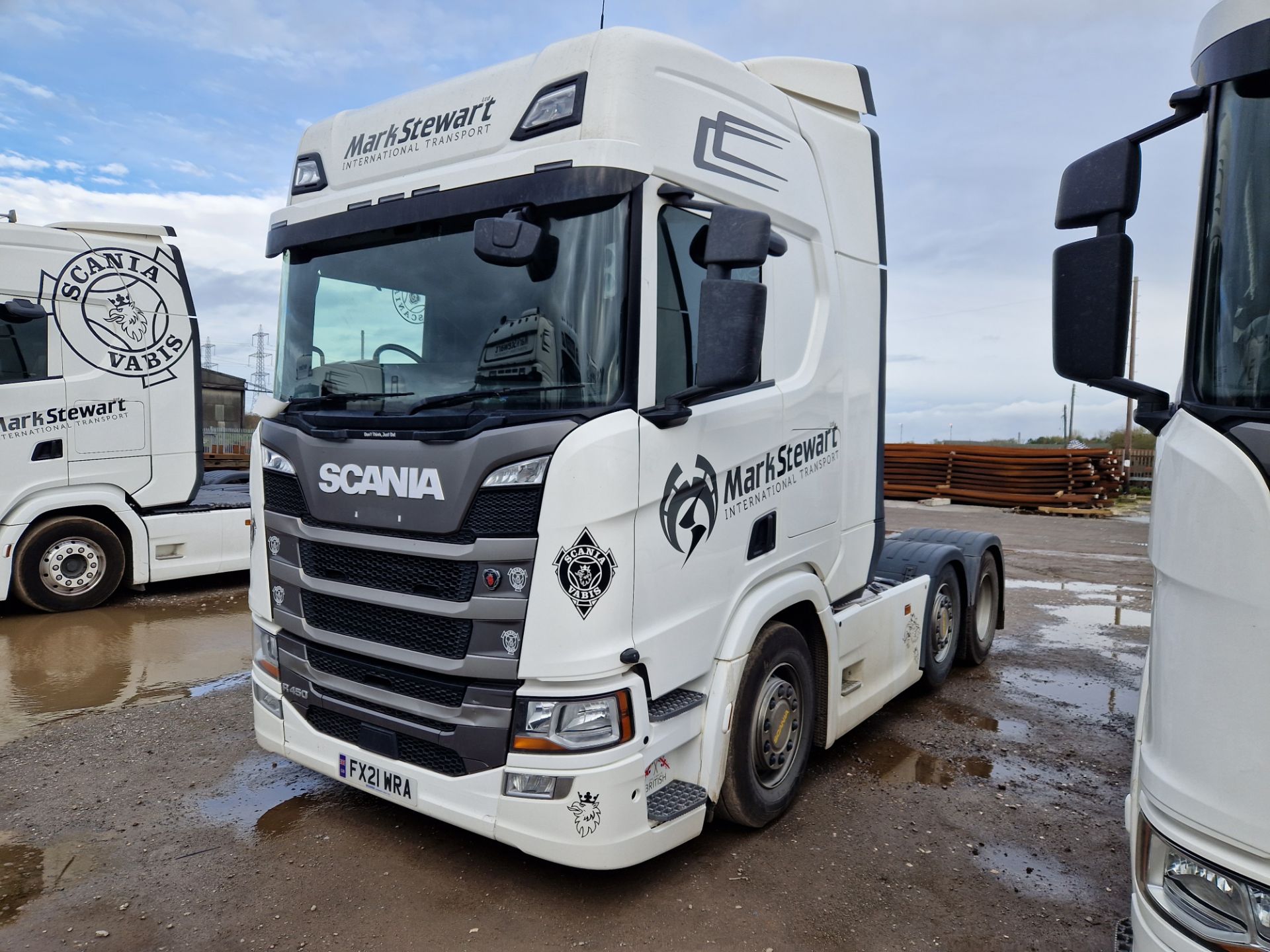 Scania R450 Next Generation 44T 6x2 Tractor Unit with Fridge Freezer, Registration No. FX21 WRA, - Image 2 of 10