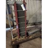 Heat Exchanger, with 30 plates on approx. 1.4m x 0.3m plus plates loose, 1.6m x 0.75m x 1.8m high