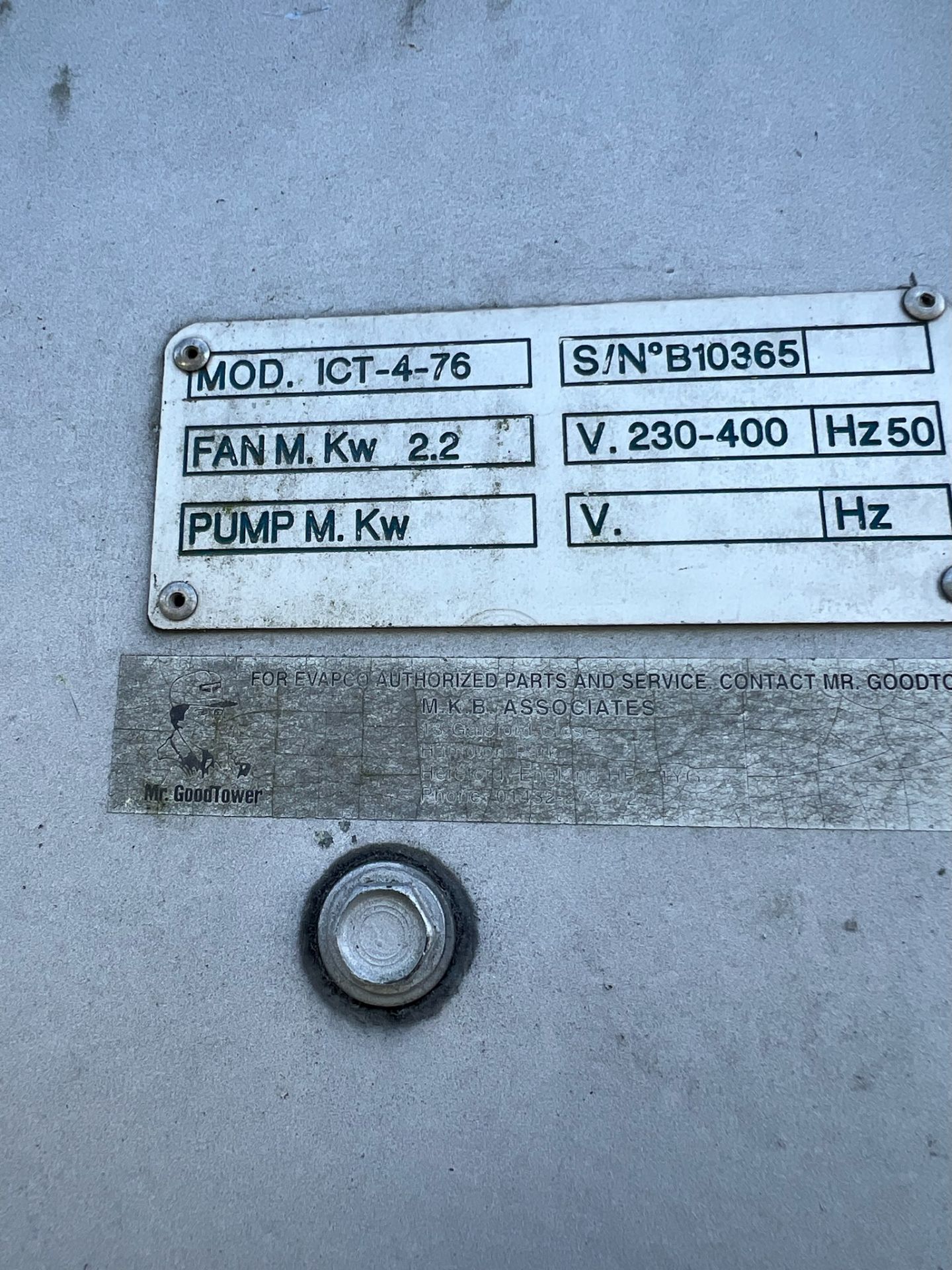 Industrial Cooling ICT-4-76 Outside Condensor, approx. 1.85m x 1.3m x 3m high Please read the - Image 4 of 5