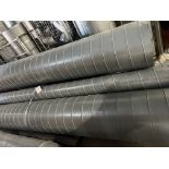 Pallet of Assorted Sized Tubes/ Pipes/ Chimneys, up to 3m long and 450mm dia. Please read the