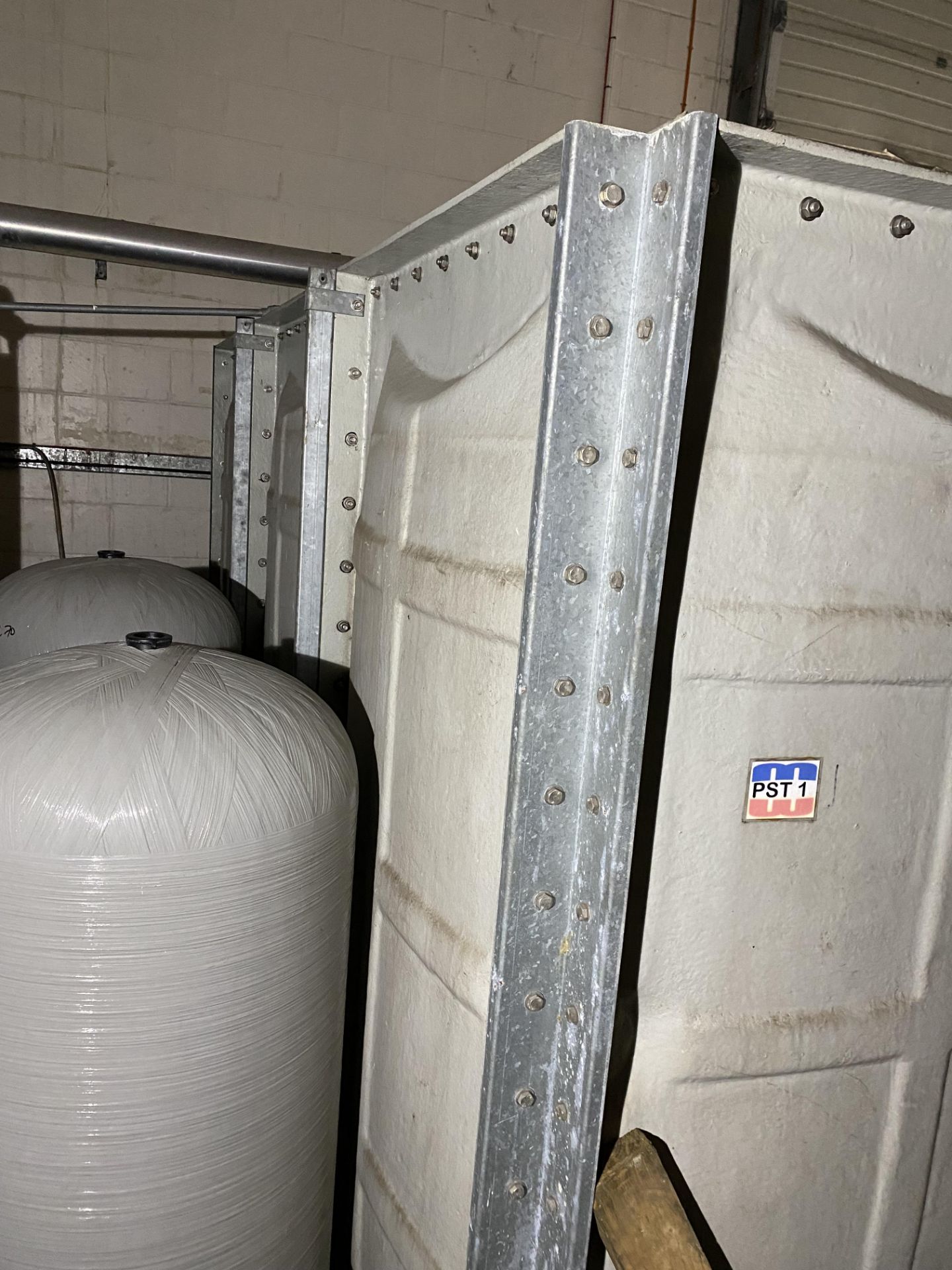 Two Water Storage Tanks, approx. 3.2m x 2.2m x 2m high, NOTE FREE LOADING ON THIS LOT (please note - - Image 4 of 7
