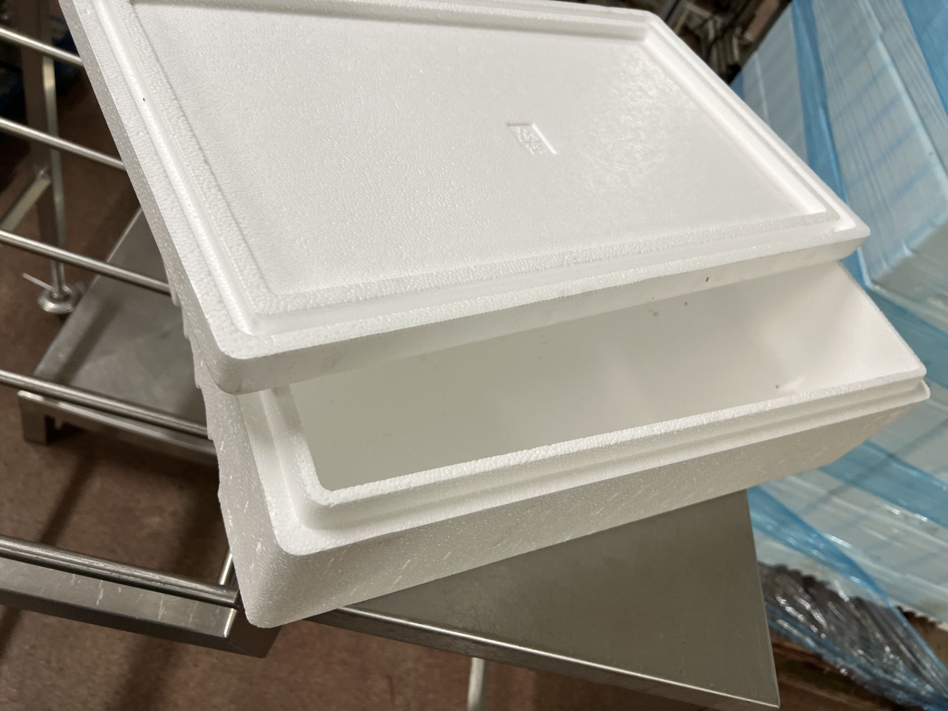 Two Pallets of Polystyrene Trays/ Boxes, each box approx. 50cm x 30cm x 15cm high Please read the - Image 3 of 3