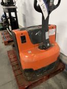 Toyota LWE160 Pedestrian Electric Pallet Truck, year of manufacture 2015 Please read the following