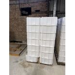 28 White Plastic Trays, approx. 65cm x 45cm x 22cm Please read the following important notes:- ***